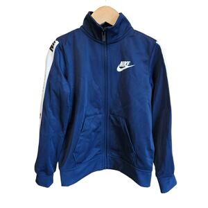 Nike Boy's Logo Sweatshirt Full Zip Navy Size 4T